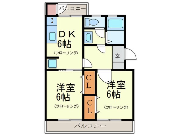 金久ビル２００棟の物件間取画像